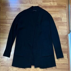 Oversized black cardigan